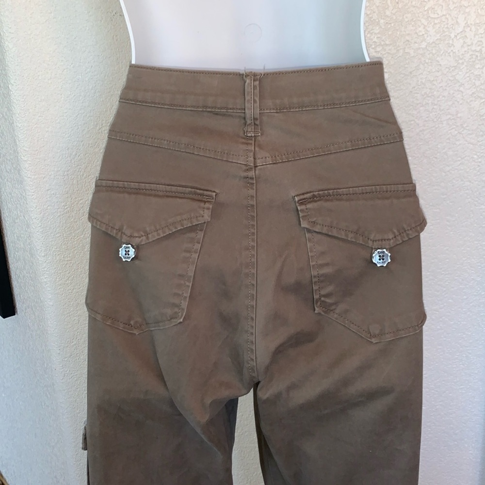 Lee jeans, Women's 10 khaki EUC skinny, mid rise, brushed cotton, pockets - Picture 6 of 17